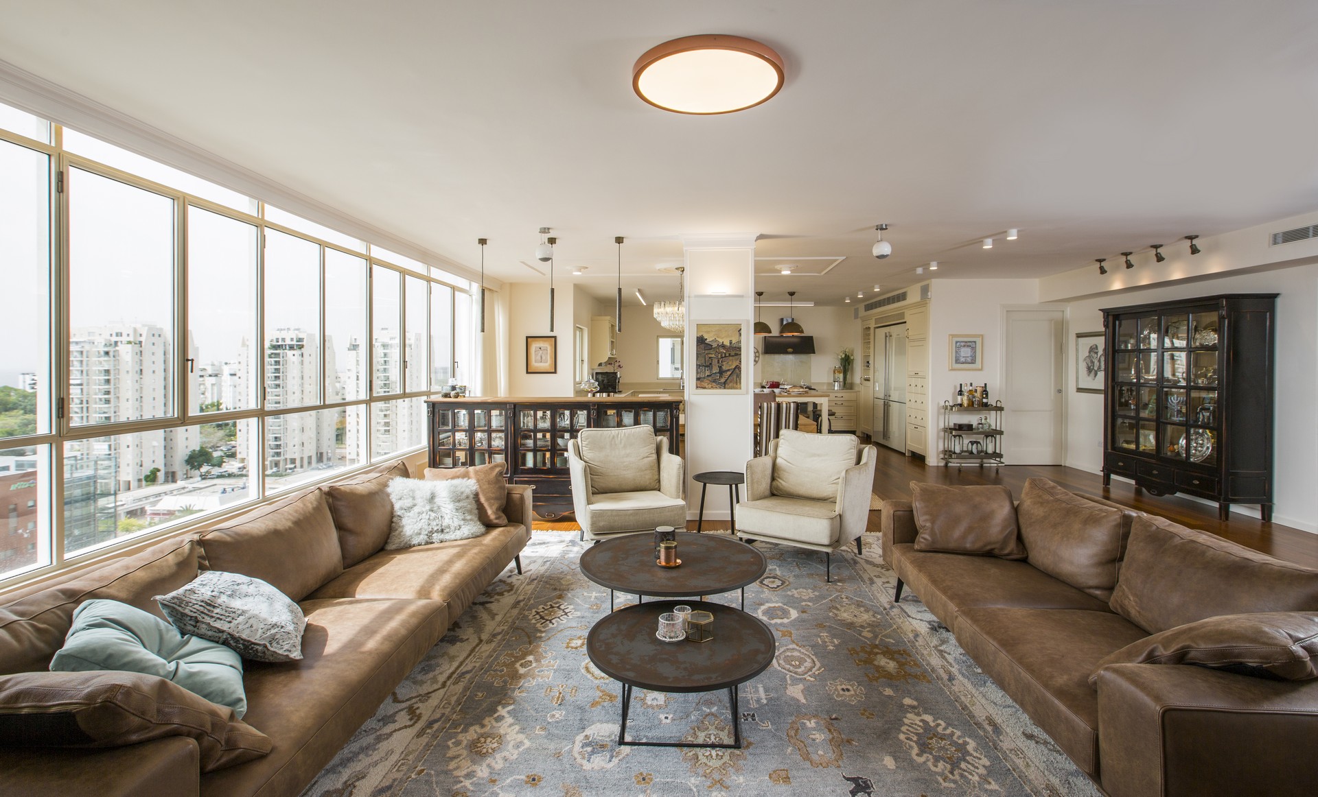 סלון לוילה בעיצוב יוקרתי 